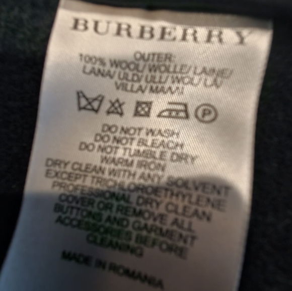 Burberry Burwood Black 100% Wool Duffle Toggle & Zip Hooded Coat - Picture 11 of 12